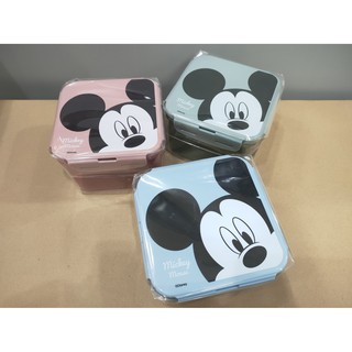 Disney กล่องอาหารกลางจตุรัสทรงสูง มิกกี้เมาส์ Lock Sure