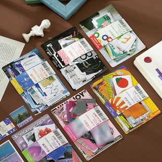 60 ชิ้น / ถุง สายรุ้ง สวรรค์ พูด การ์ด สติกเกอร์ Ins สไตล์ สติกเกอร์ DIY สติกเกอร์ตกแต่ง ของขวัญ อุปกรณ์สํานักงาน
