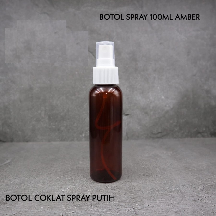 ขวดสเปรย์ AMBER 100ML สีขาว สีดํา / 100ML ขวดสเปรย์พลาสติกเติมพลาสติก