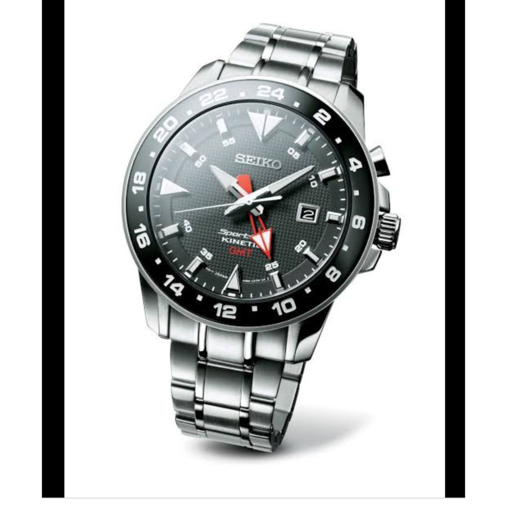 Seiko sportura on sale kinetic gmt sun015p1