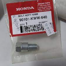 90101-KWW-640 HONDA MOTORCYCLE MIRROR CONNECTION DRAT BOLT 14 ORIGINAL HONDA AHM 90101KWW640