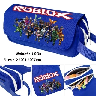 Roblox กล่องดินสอ ผ้าแคนวาส ลายการ์ตูนเกม มีซิป แบบพกพา สําหรับเด็กนักเรียนผู้ชาย และเด็กผู้หญิง