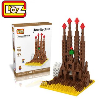 ตัวต่อ lego loz  ชุด sagrada familia