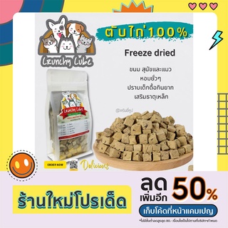 CrunchyCube ตับไก่ฟรีดราย ขนมสุนัขและแมว