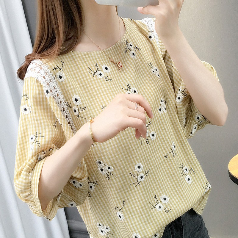 Monday 2020 เสือแขนตุ๊กตาลายดอกไม้น่ารัก ใส่ได้ทุกโอกาศ เหมาะกับทุกคน - รูปที่ 2