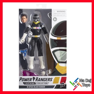 Power Rangers Lightning Collection In Space Black 6" Figure พาวเวอร์ เรนเจอร์ อิน สเปซ แบล๊ค ขนาด 6 นิ้ว ฟิกเกอร์