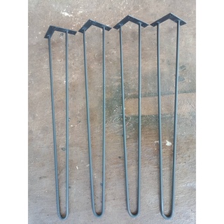 ขาเหล็ก 1ชิ้น สูง70cm ส่งฟรี สีดำ