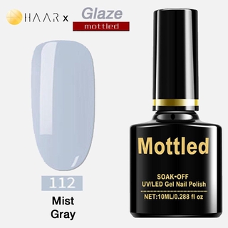 ยาทาเล็บ เจล Gel Nail Polish HAAR x Mottled Glaze Tone โทน เกลซ น้ำตาลเคลือบ สี ฟ้า เทา จัดจำหน่ายโดย HAAR Distribute...