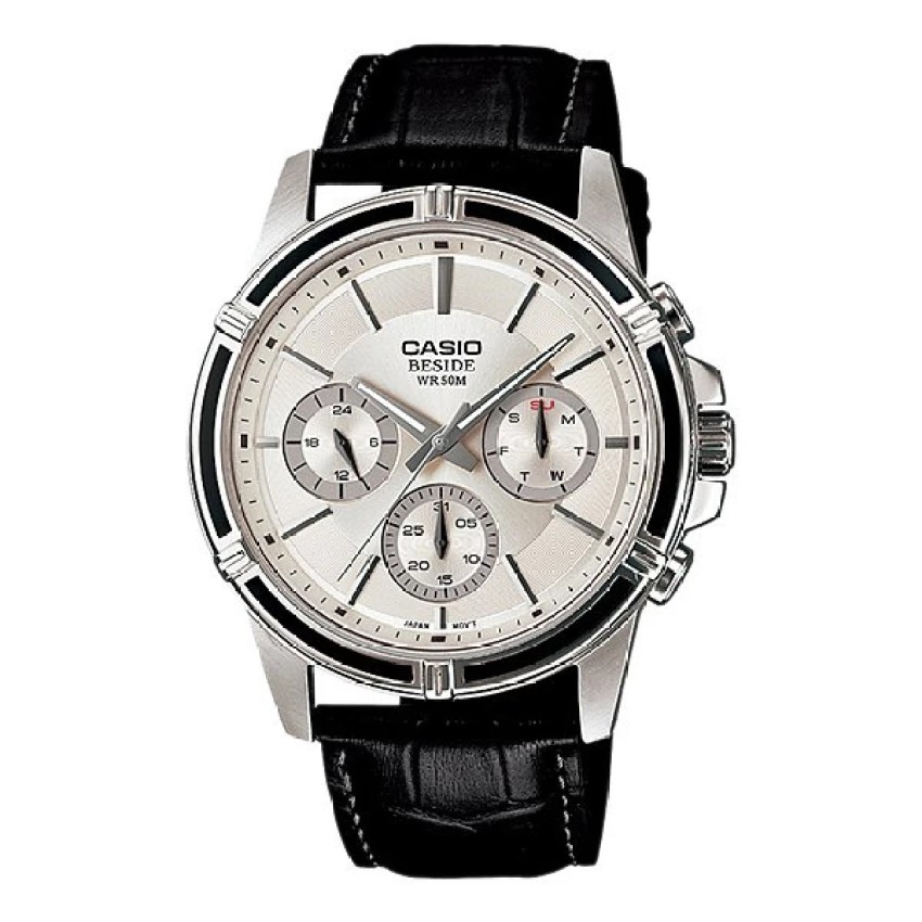 Casio Beside นาฬิกา รุ่น BEM-311L-7A - Black/White