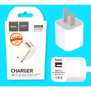 Hoco UH102 /UH-102Adapter หัวชาร์จ1USB กระแสไฟ 1A