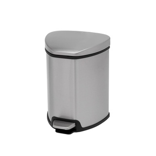 SBA-05E ถังขยะสเตนเลส แบบเท้าเหยียบ ทรงแอปเปิ้ล 5 ลิตร Octopus ถังขยะ SBA-05E Stainless Steel Trash Can Foot pedal, appl