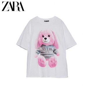 เสื้อยืดคอกลมzara น่ารักมากก