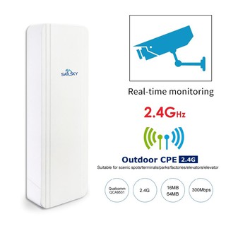 Outdoor CPE Wireless AP 300Mbps Wifi Repeater/AP/WISP/Repeater High Power Extender WiFi for IP Camera