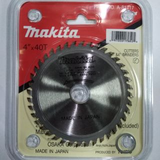 ใบเลื่อยวงเดือน 4นิ้ว 40ฟัน Makita