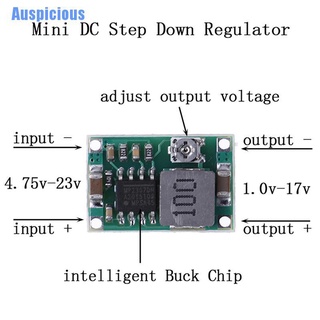 Auspicious: ตัวควบคุมโวลต์ Dc 3A 5V-23V เป็น 3.3V 6V 9V 12V ขนาดเล็ก สําหรับมือถือ