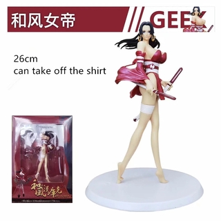 ของเล่นฟิกเกอร์ Gk One Piece Boa Hancock Pvc 26 ซม .