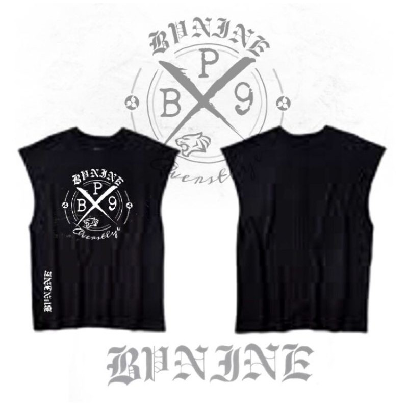 ⚡BP9⚡เสื้อ แขน กุดลาย BPNINE ทรงฟรีสไซส์ | Shopee Thailand