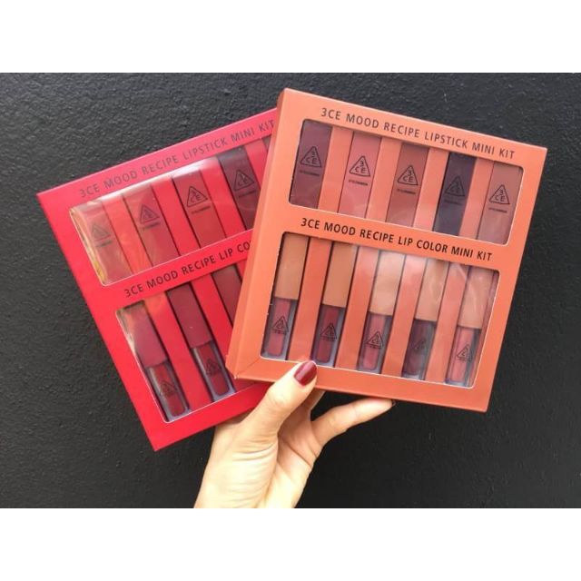 ลิป 3ce mood recipe lipstick ลิปเซต 3ce❤