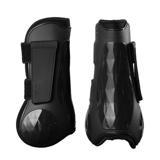 สนับปกป้องเอ็นขาม้ารุ่น 500 Jump (สีดำ) / FOUGANZA Tendon Boots 500 Twin-Pack - Black