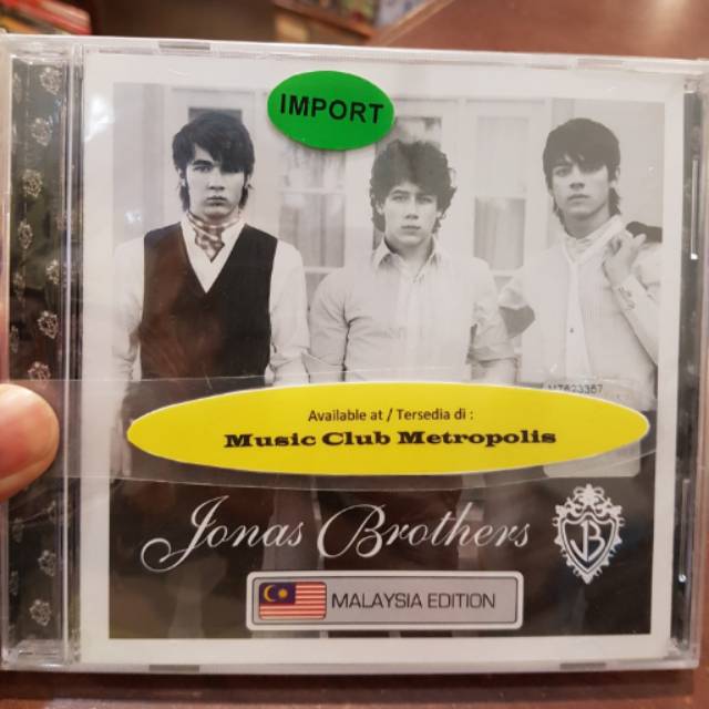 JONAS BROTHERS CD - JONAS BROTHERS IMPORTED