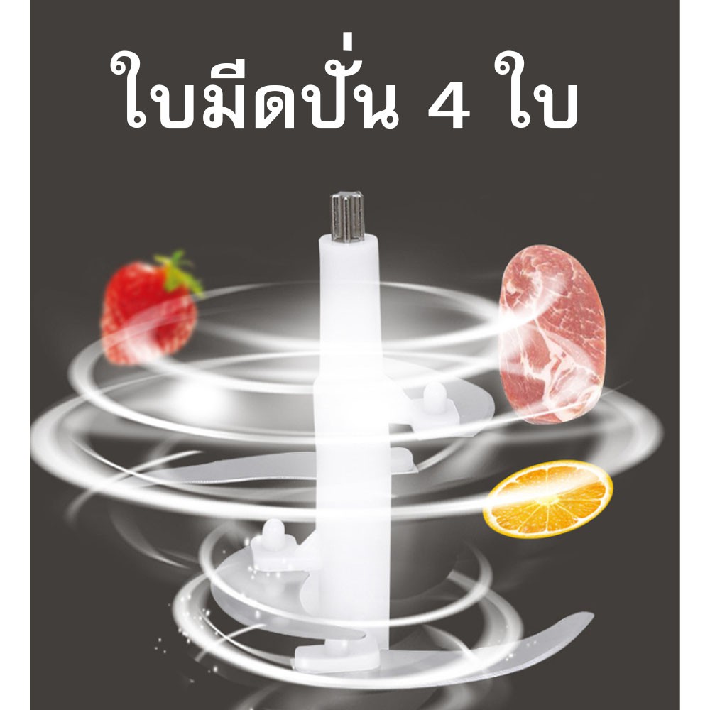 ใบมีด สำหรับเครื่องปั่นอเนกประสงค์ ใบมีด 4 ใบ ปั่นละเอียดมาก ใบมีดสำรอง