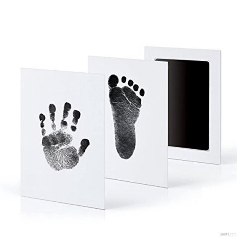 Baby Handprint Footprint Kit Casting Hand Fingerprint Watermark Inkpad Toy