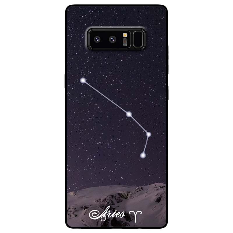 เคสสําหรับ Samsung Note 8 - Note 9 - Note 10 - Note 10 Plus - Note 20 - Note 20 Ultra - Zodiac Sign 