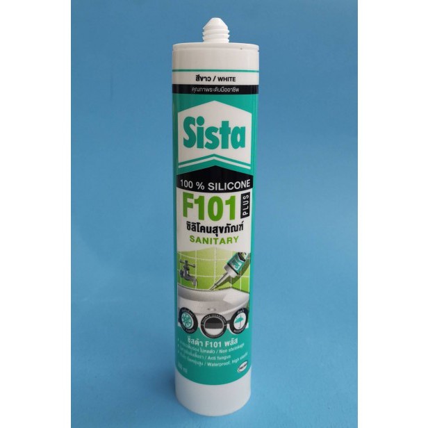 F101 ซิลิโคนกันเชื้อรา ขาว sista