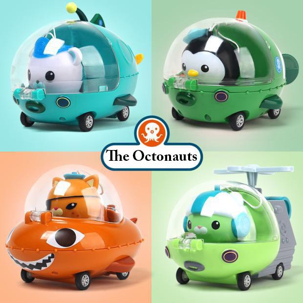 The Octonauts Alloy Pullback car Barnacles kwazii peso Tweak car toy