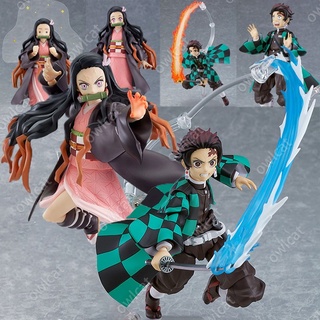 Figure Demon Slayer Tanjiro Nezuko (Figma DX Ver.) 14cm Action Figure #498-DX #508-DX โมเดลฟิกเกอร์ ดาบพิฆาตอสูร อนิเมะ Anime Kimetsu No Yaiba Figurine Kamado PVC Packed in Box Model