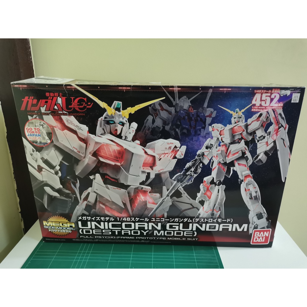 Mega Size Unicorn Gundam (Destroy Mode) 1/48 BANDAI