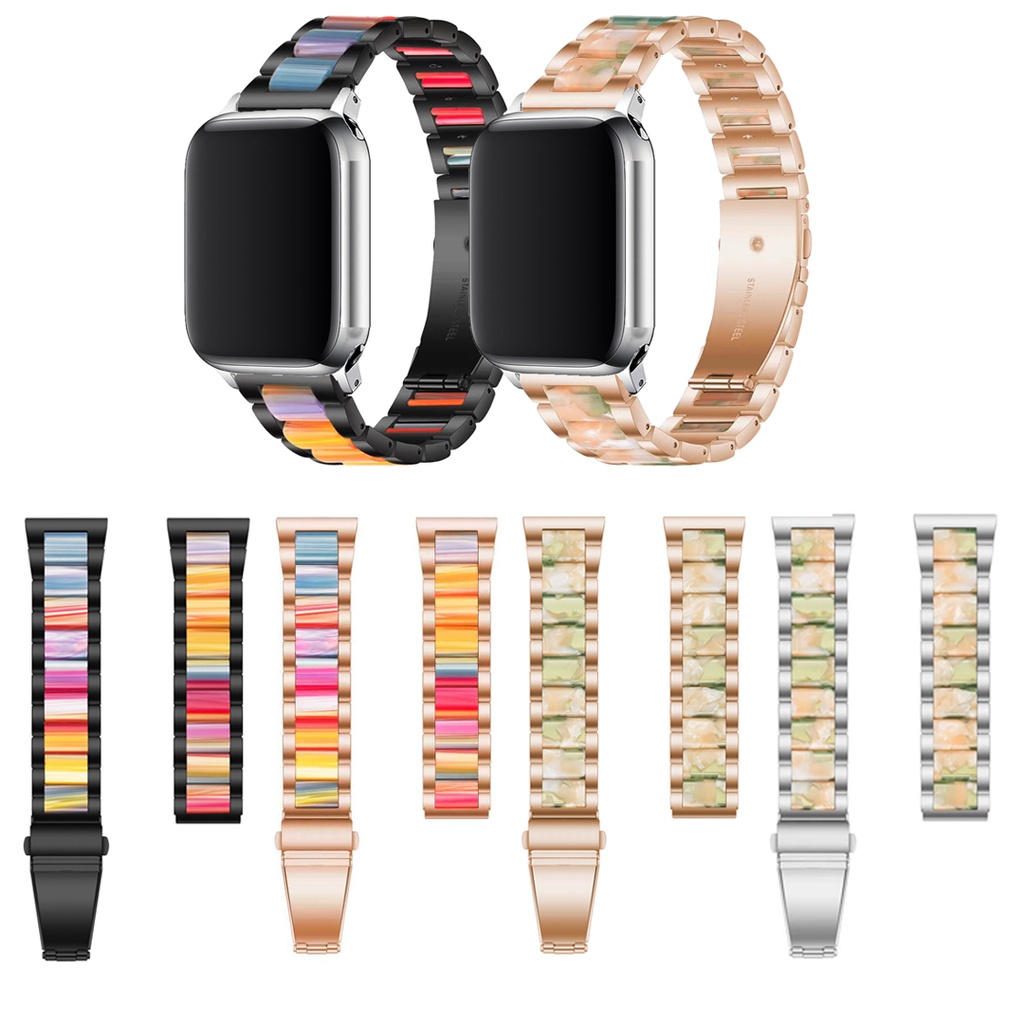สายนาฬิกาข้อมือโลหะผสมสังกะสีสําหรับ Apple IWatch Series 8/7/6/5/4/SE รองรับ 45มม. 41มม. 44มม. 40มม. 42มม. 38มม. และ 49มม. Ultra