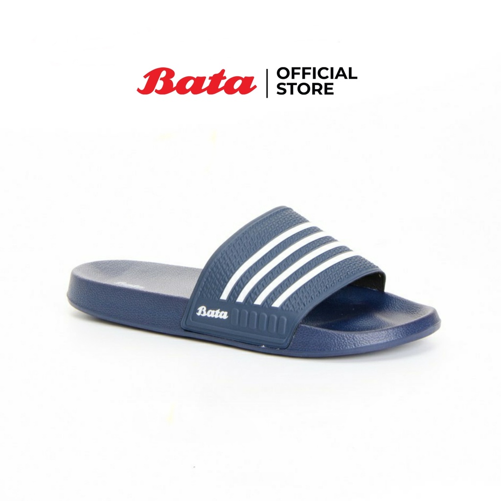 *Best Seller* Bata MENS SLIPPERS รองเท้าเล่นน้ำสงกรานต์ สำหรับผู้ชาย แบบสวม สีน้ำเงิน รหัส 8619728