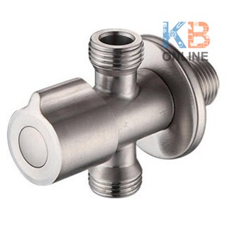 RS BS004 สต็อปวาล์ว 3 ทาง รุ่น STEEL RS BS004 Stop Valve 3 ways series STEEL RASLAND