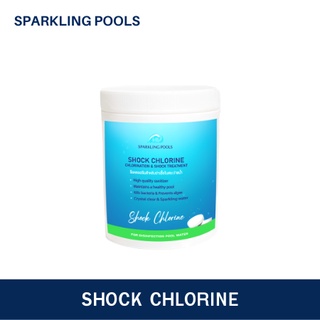 SHOCK CHLORINE - ช็อคคลอรีน สำหรับฆ่าเชื้อในสระว่ายน้ำ ชนิดเข้มข้น บรรจุ 500 กรัม