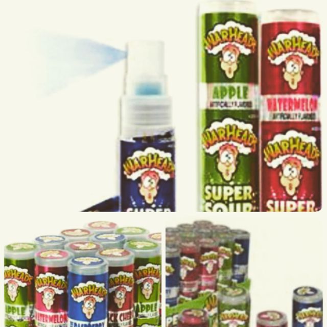 Warheads Super Sour Spray Candy