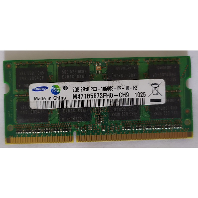 RAM 2GB Samsung PC3-10600S M471B5673FH0-CH9 95E61B34