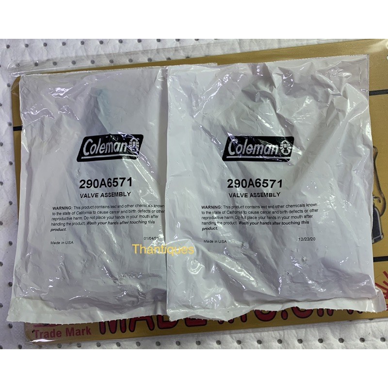 ชุด kit 290 295  อะไหล่แท้ ตะเกียง Coleman รุ่น 295 และทดแทนรุ่น 290 ได้ของแท้ ใหม่ USA valve assemb
