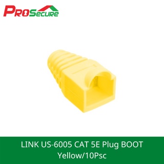 LINK US-6005 CAT 5E Plug BOOT Yellow/10Psc