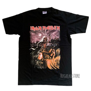 IR072 เสื้อยืดวงร็อค IRON MAIDEN ไอรอน เมเดน เสื้อวง เสื้อยืดไอรอนเมเดน เสื้อวินเทจ