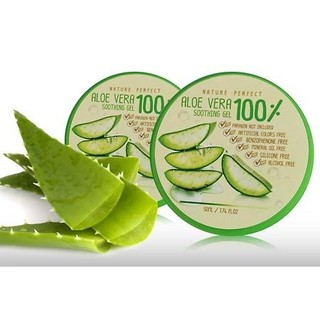 ALOE VERA Soothing gel by Nature Perfect เจลว่านหาง 100% (50ml.)
