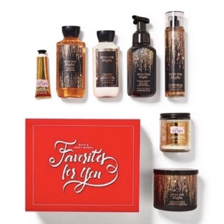 (แท้) ชุดของขวัญ Into the Night Gift Set 7 ชิ้น Bath&amp;Body Works