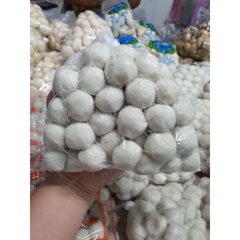 ลูกชิ้นปลา กลม1/2 กก.