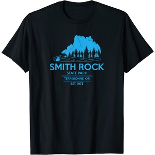 เสื้อยืด พิมพ์ลาย Smith Rock State Park แฟชั่นฤดูร้อน สําหรับผู้ชาย