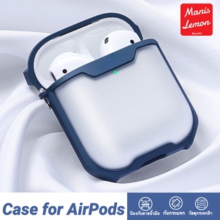 Mains Lemon Case for Apple Airpods Pro Gen 1 2 3 ฝ้า เคสยางซิลิโคน พร้อมแหวนห้อย ทำจากซิลิคอนป้องกันกรณีปกกันกระแทก