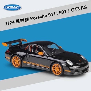 1:24 Porsche 911 (997) GT3 RS สีดำ [Welly]