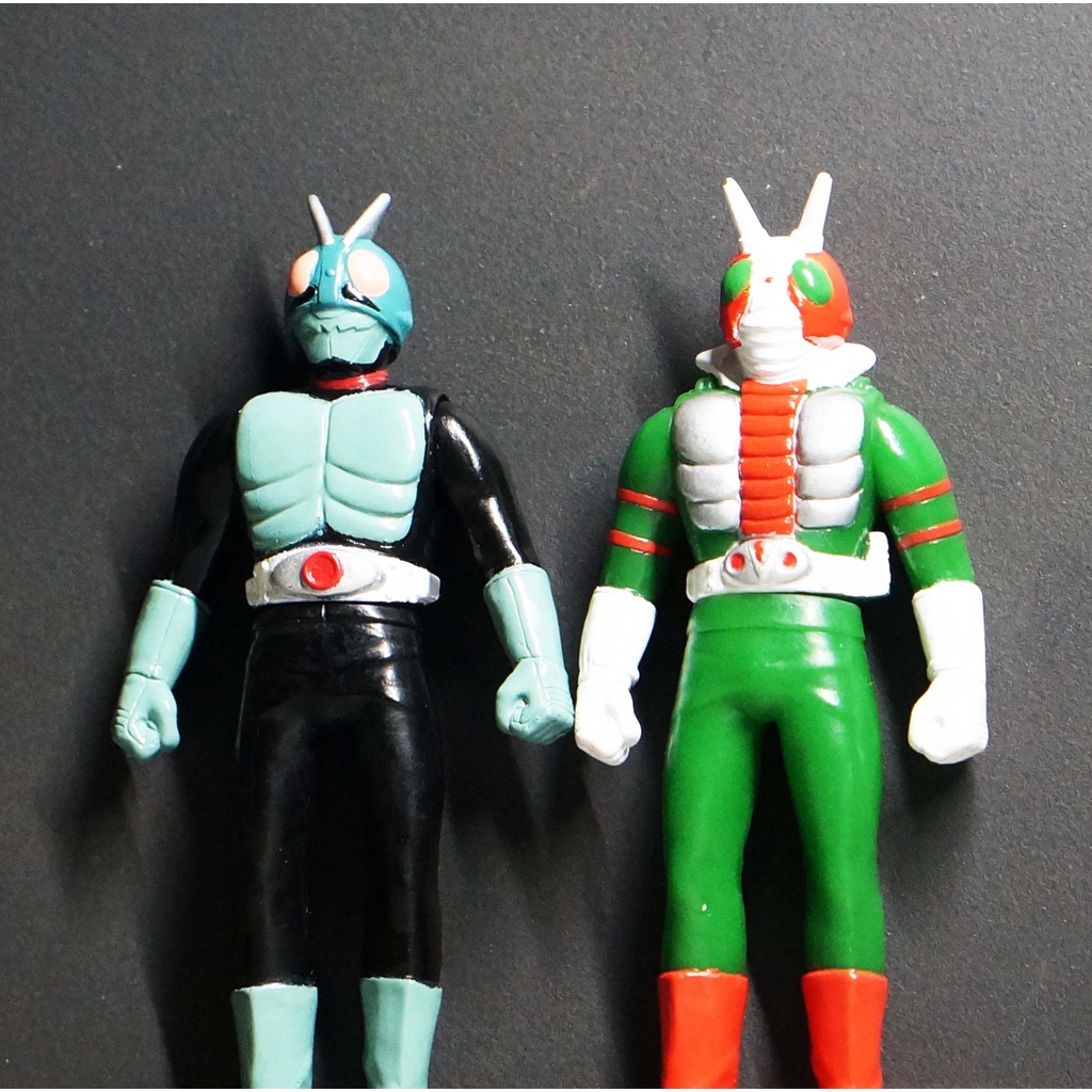 Bandai Kamen Rider V1 V3 3.5 นิ้ว มดแดง มาสค์ไรเดอร์  Masked Rider Soft Vinyl Kamen Rider เหมา