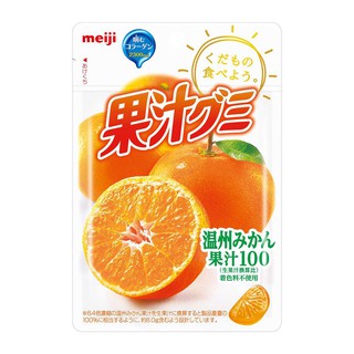 meiji เมจิ ไคยุกัมมี่รสส้ม 51ก.  Meiji Kaiyu Gummy Orange 51g