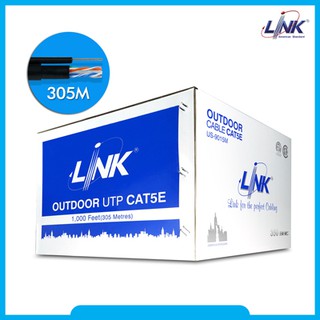 CAT5e UTP Cable (305m./Box) LINK Outdoor (US-9015M)