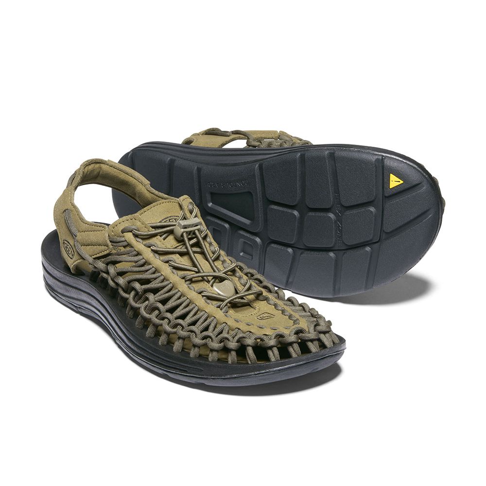 [ลด30% เก็บโค้ด 2509FASHDD] KEEN Men Uneek - Olive/Black รองเท้า คีน แท้ รุ่นฮิต ผู้ชาย